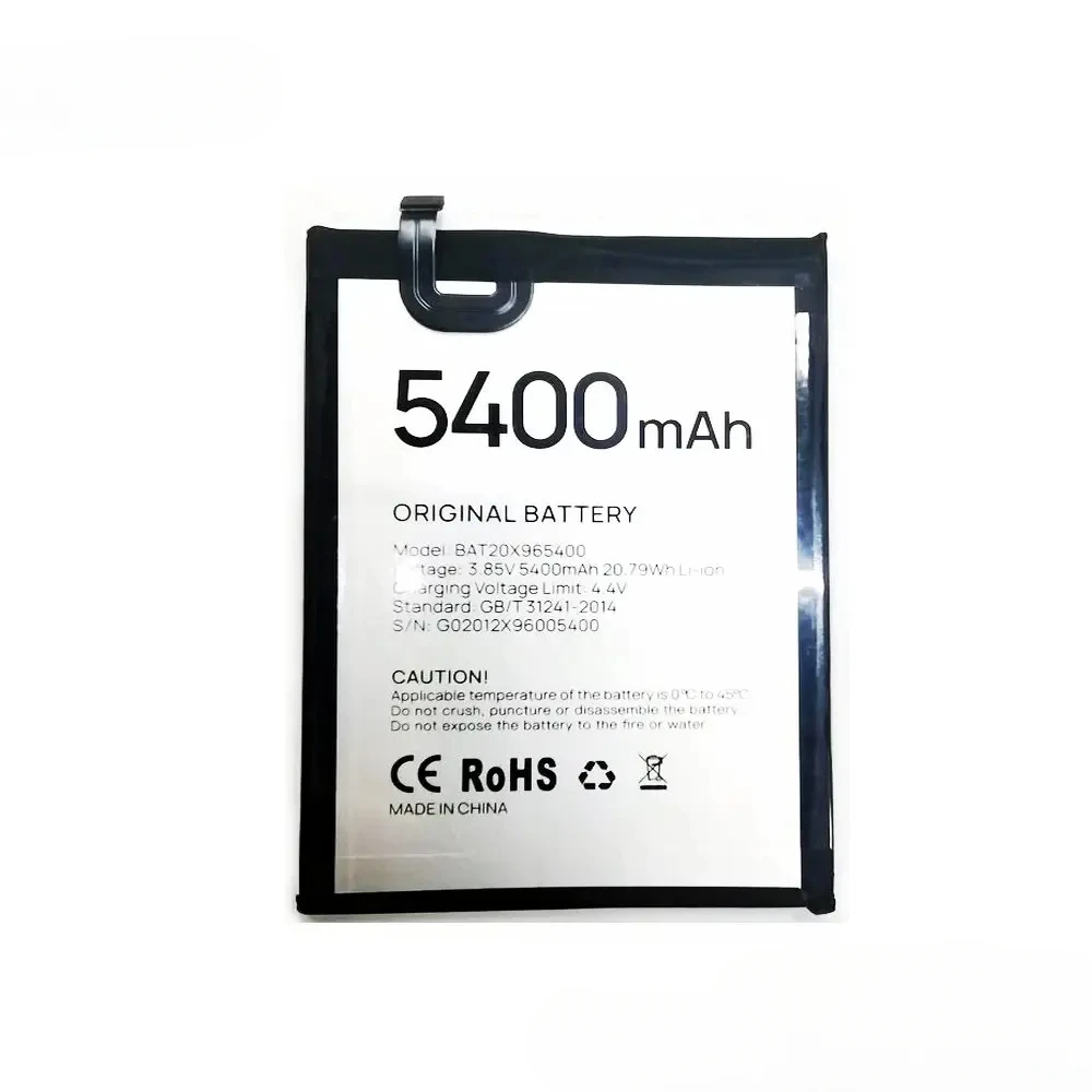 NEW 3.85V 5400mAh BAT20X965400 Battery For DOOGEE X96 Pro Mobile Phone