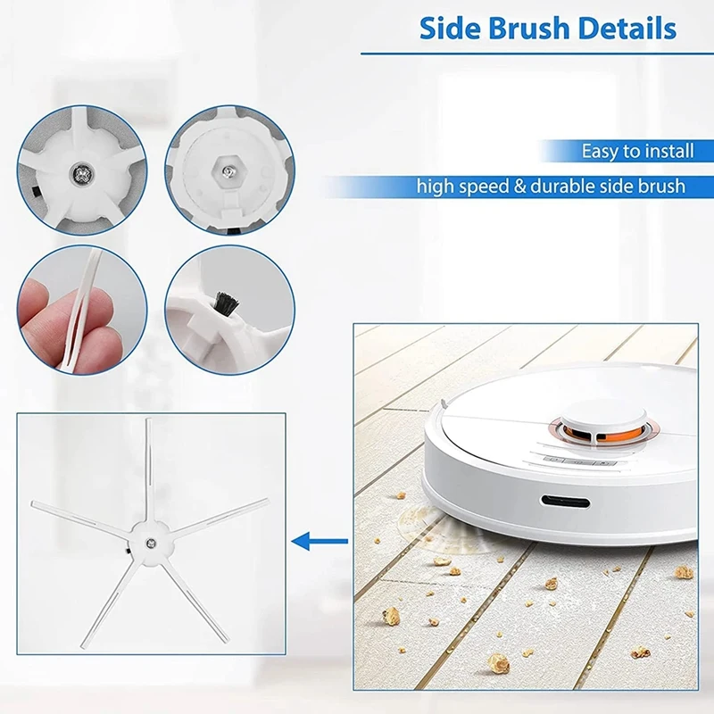 Комплект аксессуаров для робота-пылесоса Xiaomi Roborock S7, T7, T7S, T7 Plus, T7S Plus, сменные детали, 1 комплект