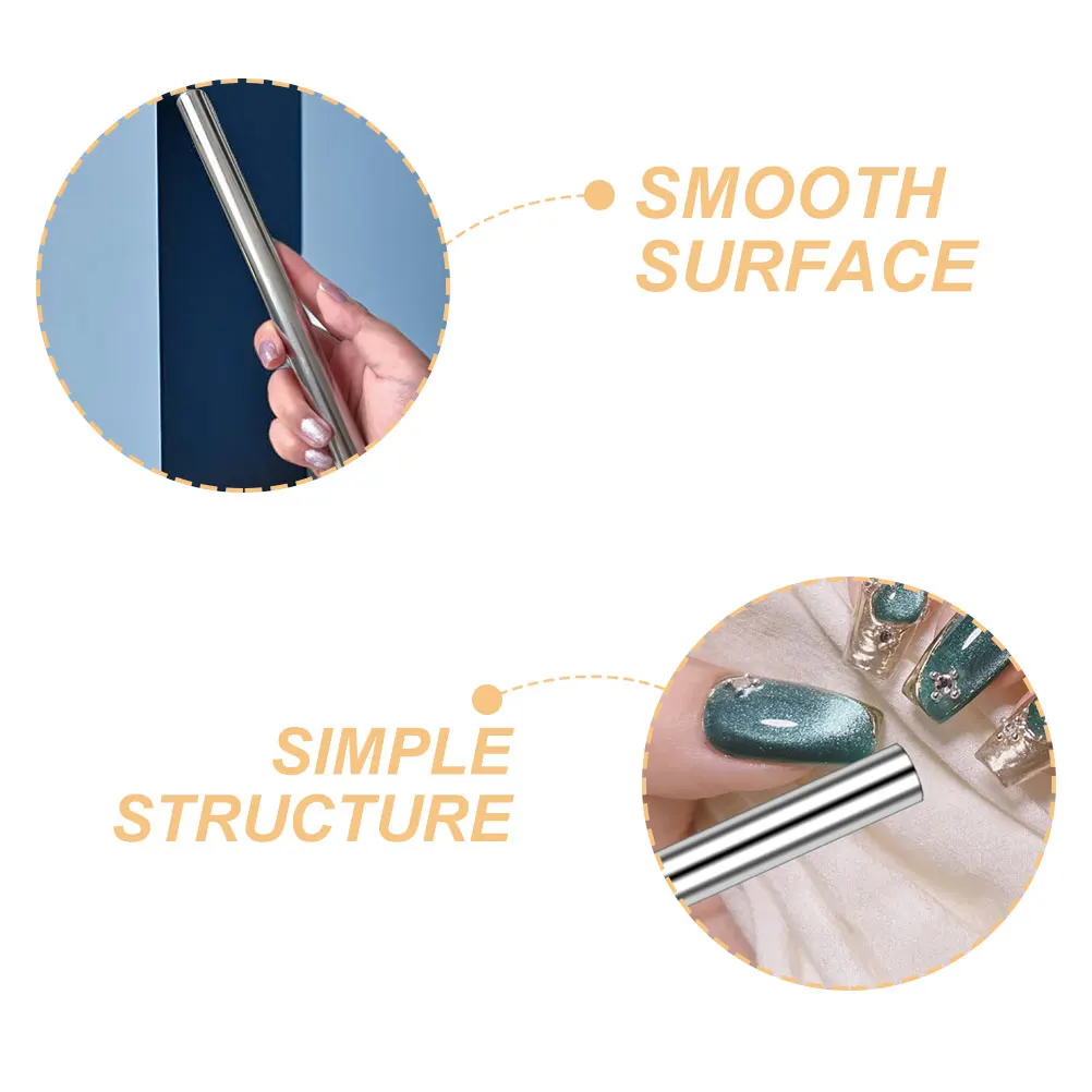 

2Pcs Magnet Magnetic Manicure Creative Design Art Manicure Tool Material Magnetic Nail Tool Nail Stick