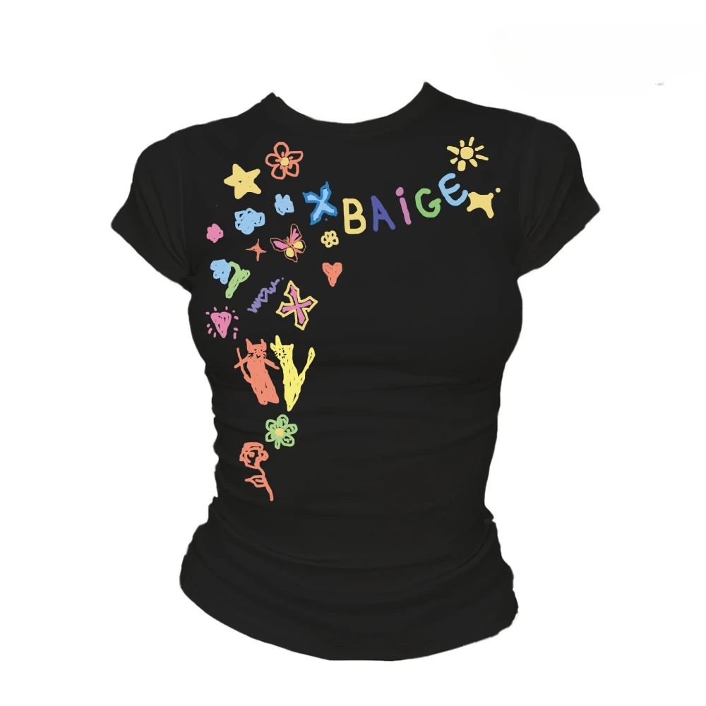 

2025 Pure Cotton Printing Pure Cotton Front Shoulder Printing Design Pure Cotton Material Front Shoulder Version Repair