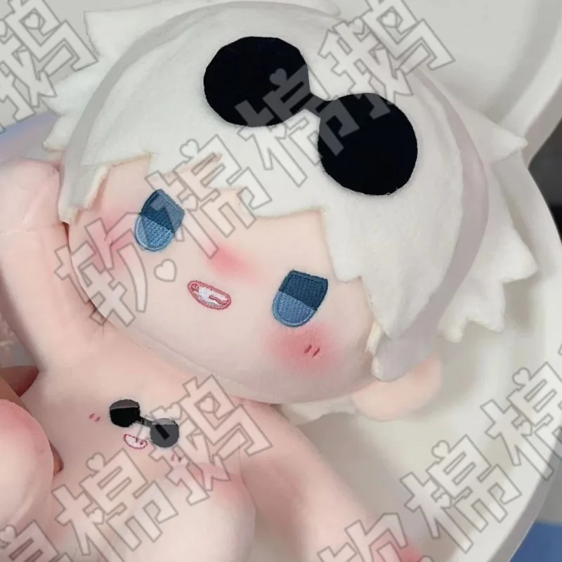 

Jujutsu Kaisen Gojo Satoru Attribute Plush Doll Dress Up Cotton Dolls Ears Body Plushie Anime 20cm Toys Cosplay Birthday Gift