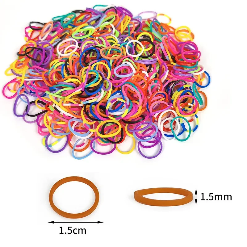 100pcs Pet Puppy Dog Cat Hair Bows Colorful Pet Rubber Bands Colored Top Elastic for Dog Grooming Bows Accessories Pet Products