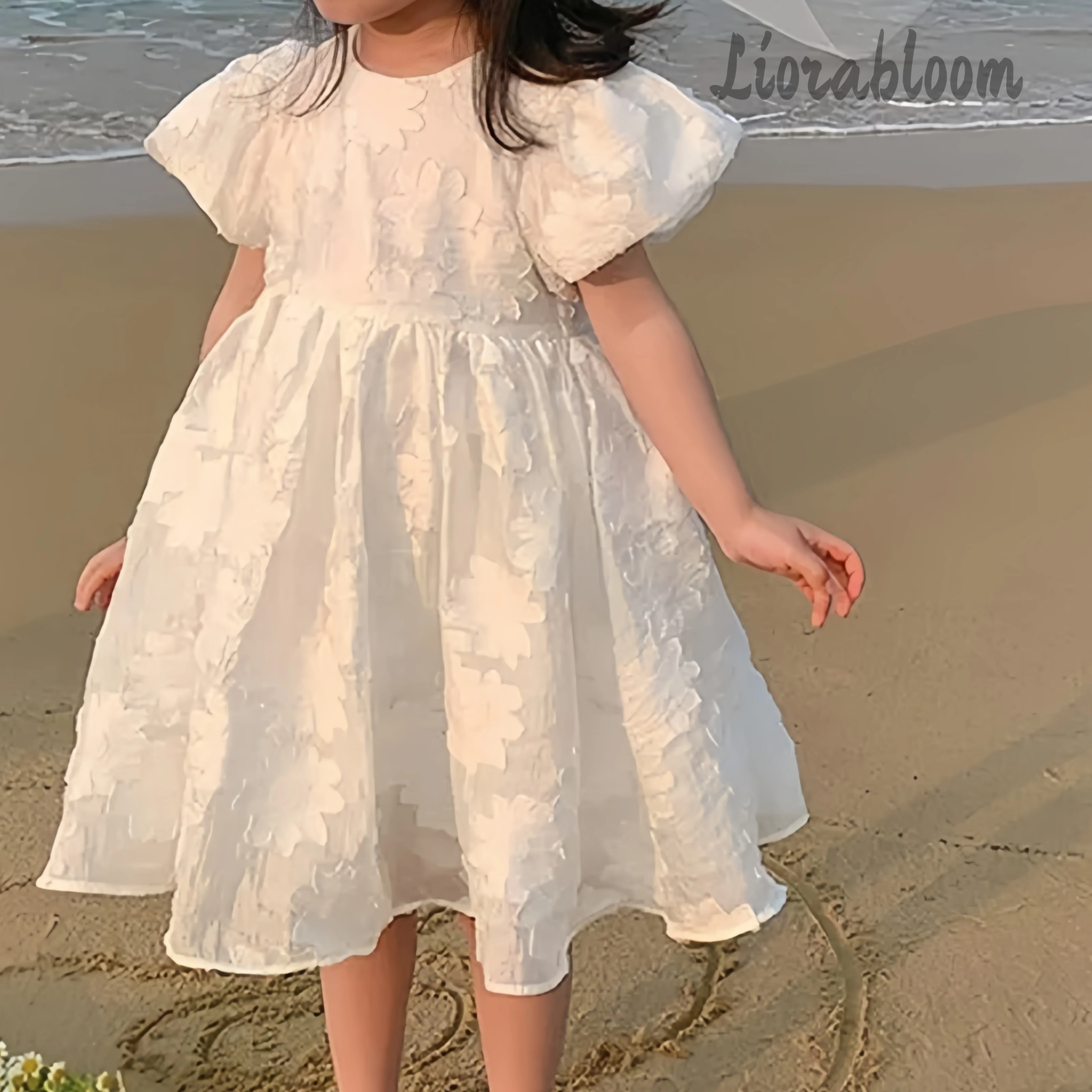 

Custom Multi-Color Girls' Formal Dress White Lace Flower Girl Dress Women's Wedding Party Attire Dress свадебное платье