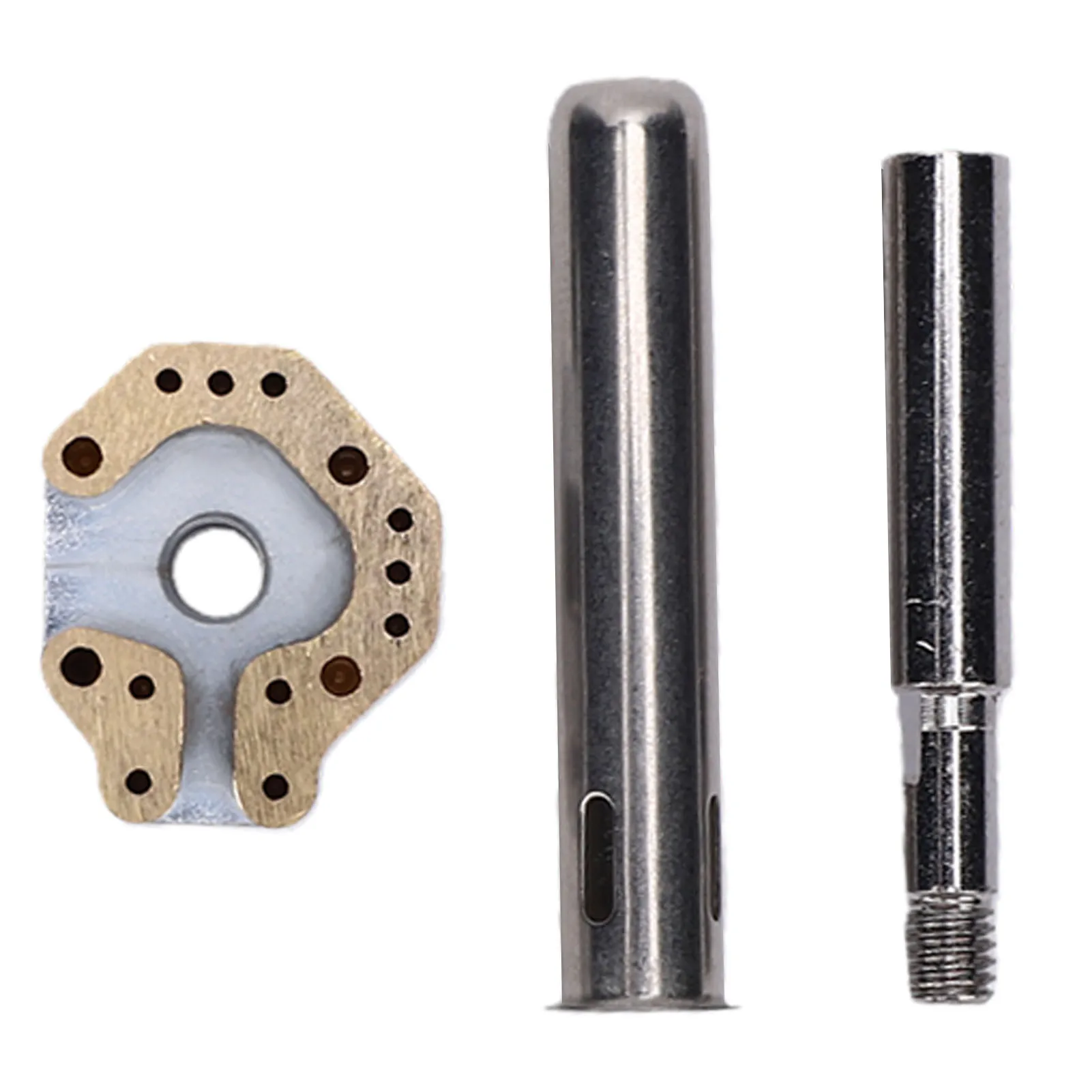 Joystick Soldering Iron Tip Fit for Switch Game Console Controller Welding with Adapter Multi Hole Copper Cr Plated Alloy