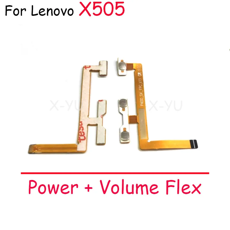 For Lenovo Tab M10 X505 TB-X505F TB X505M TB-X505L Power On Off Switch Volume Side Button Flex Cable