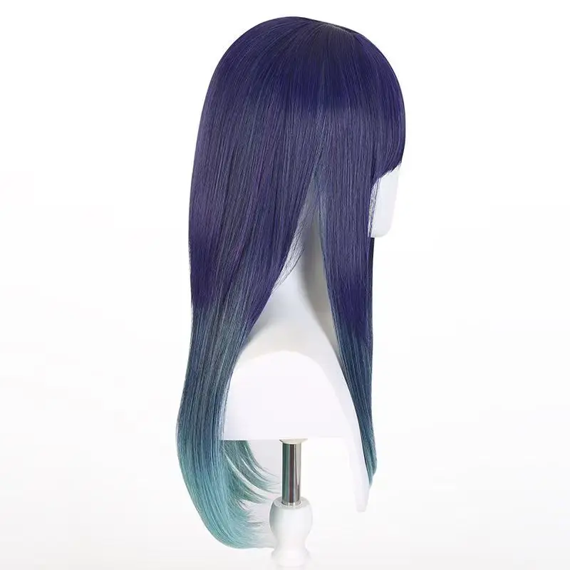 Anime Kurokawa Akane Cosplay Wig Gradient Long Hair Heat resistant Synthetic Fiber Wig With Rose Net Anime Party Cosplay Wig