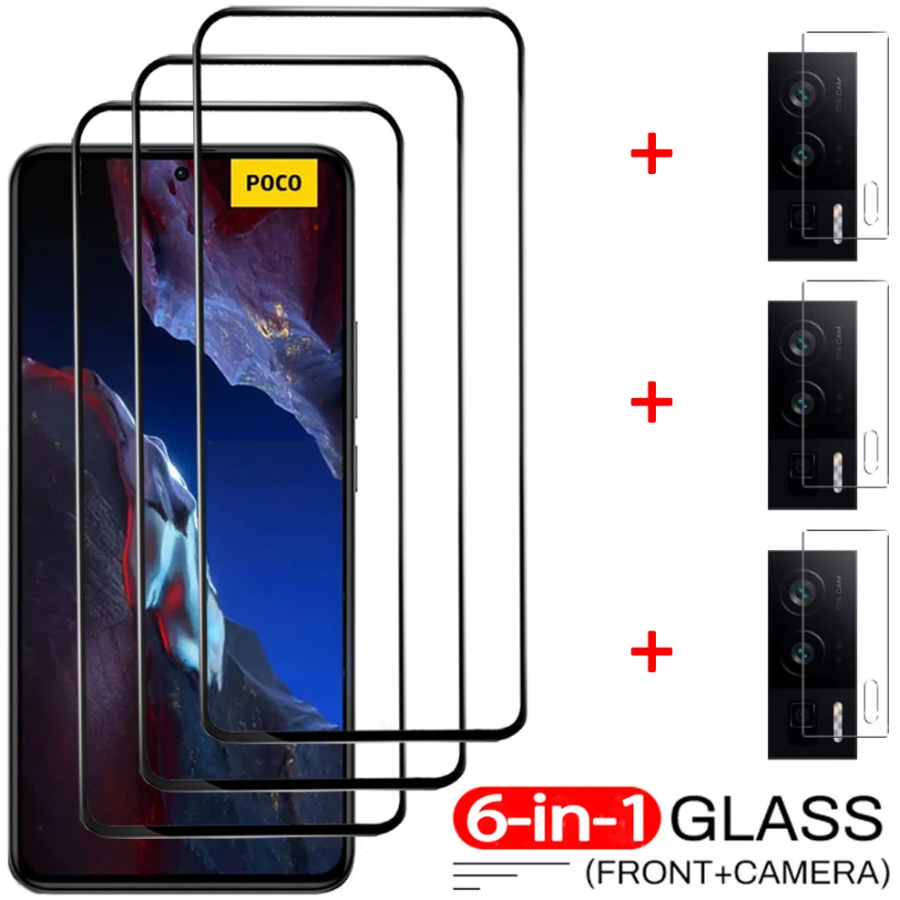 

tempered glass for Poco F5 F4 F3 5G glass Pocophone F3 Xiaomi Poco F4 GT camera film Poco F5 screen protector Poco F5 Pro 5G