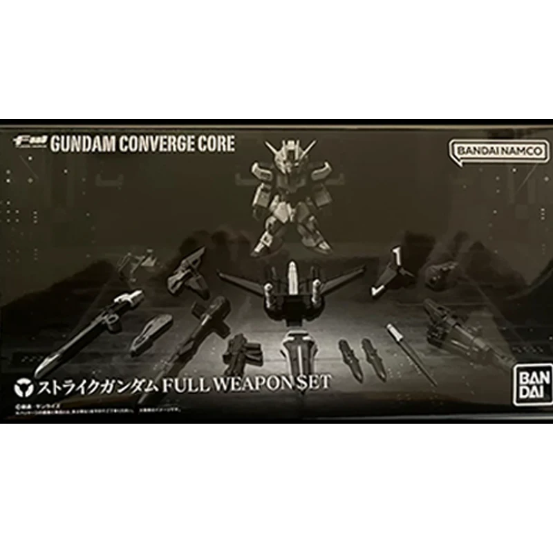 Original Genuine Bandai Anime Shokugan GUNDAM CONVERGE CORE Strike Gundam FULL WEAPONSET FW Assembly Model Toy Action Figure Kid