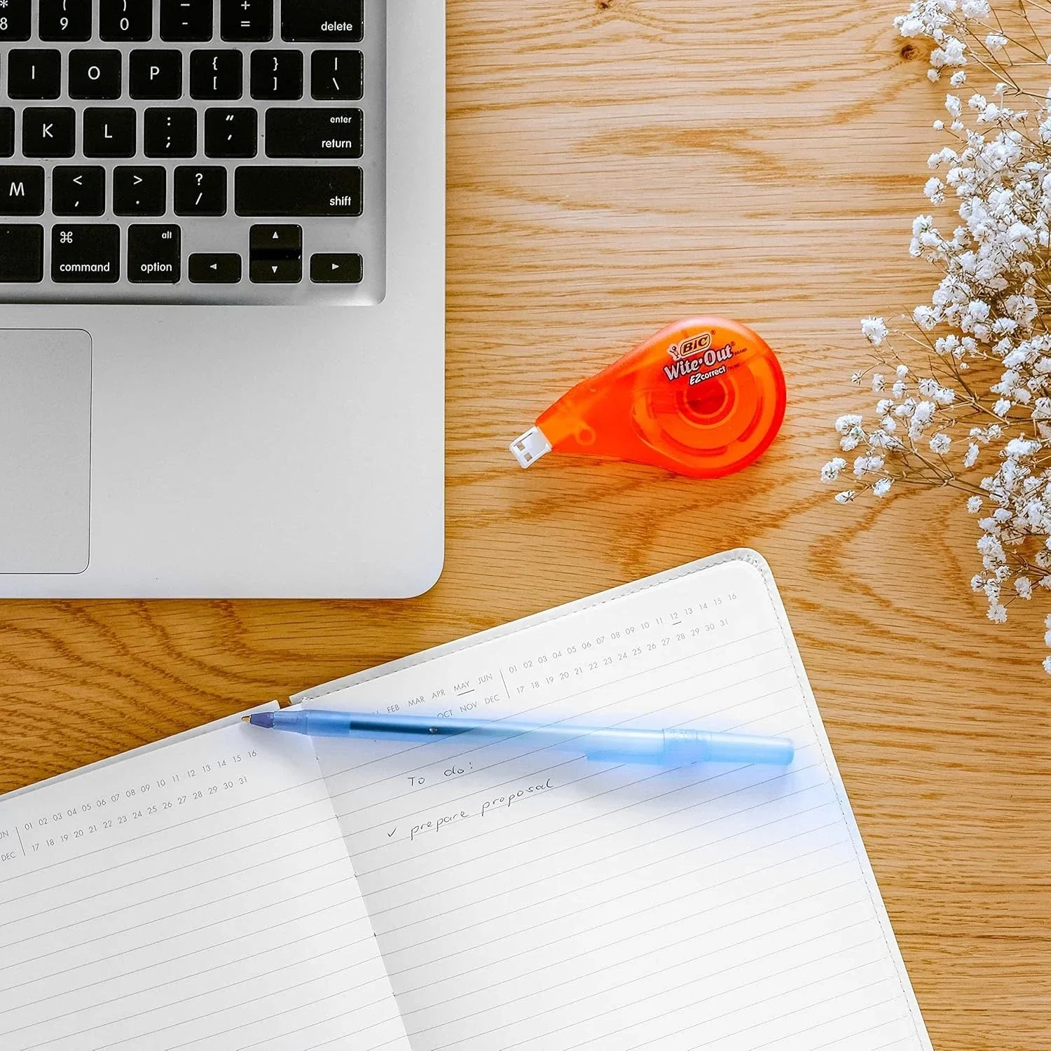 Шариковые ручки Stic Xtra Life, средняя точка (1,0 мм), синие, гибкая круглая бочка для комфорта письма, 60 шт.