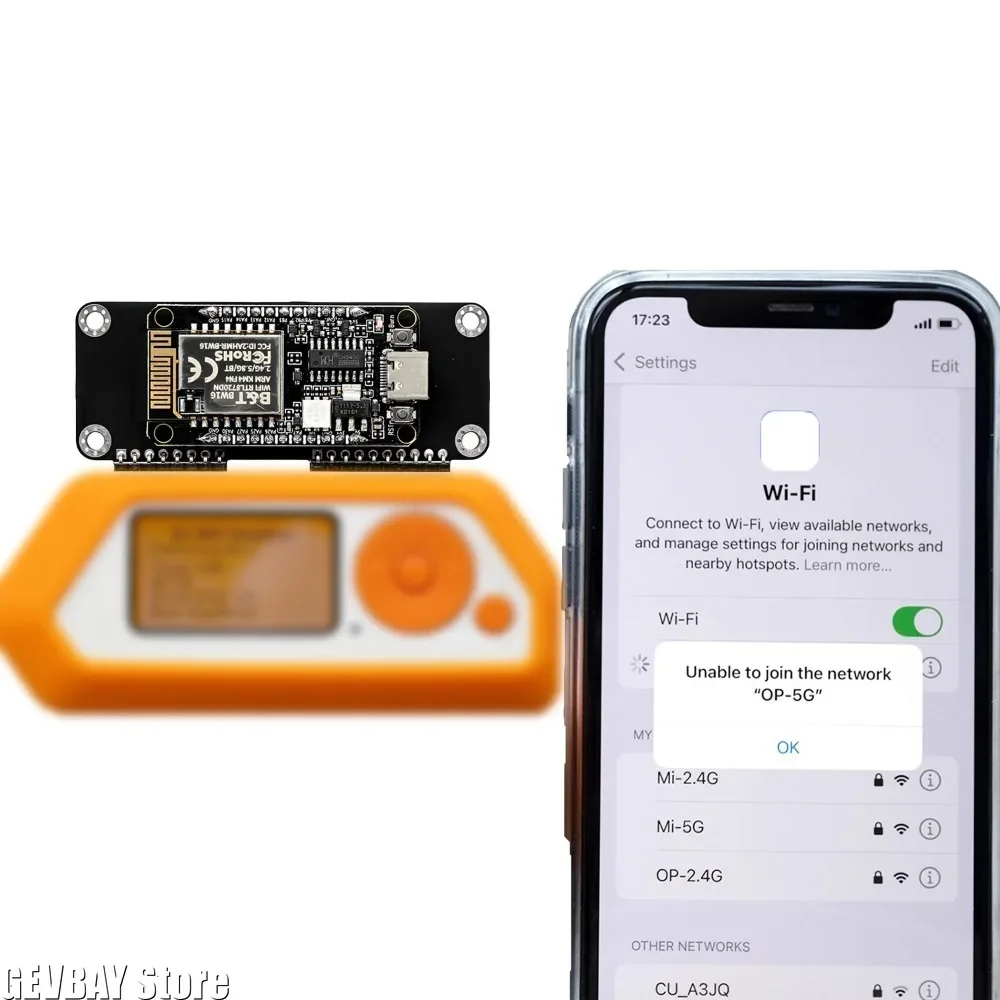 Dual Band 2.4G 5G WiFi Devboard Compatible with Flipper Zero, Preloaded Firmware & Optional 8dBi Antenna - view 3