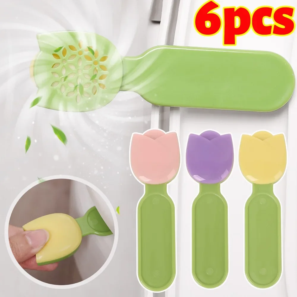 Aromatherapy Tulip Toilet Cover Sticking Lifter Avoid Touching Hygienic Clean Lifting Sticker Tool Universal Bathroom Products