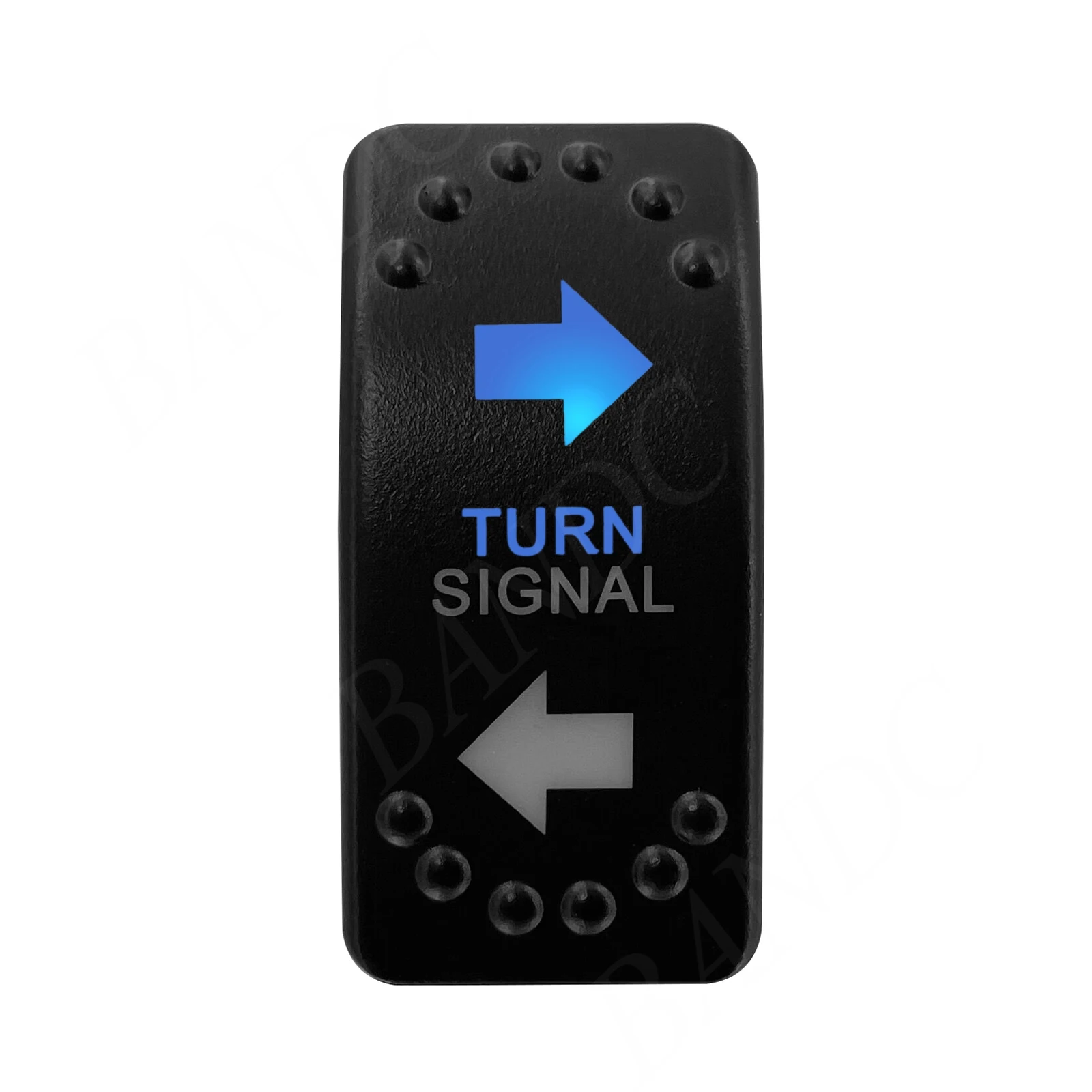 Turn Signal Rocker Switch 7P ON-OFF-ON DPDT Toggle Switch for Car Truck Jeep SUV Pickup RZR Trailer 12V/24V