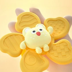 Suction Cup Spinner Toy Baby Bath Funny Game Educational Toys For Children Girls Boys Infant Sensory Stress Reliever Gift