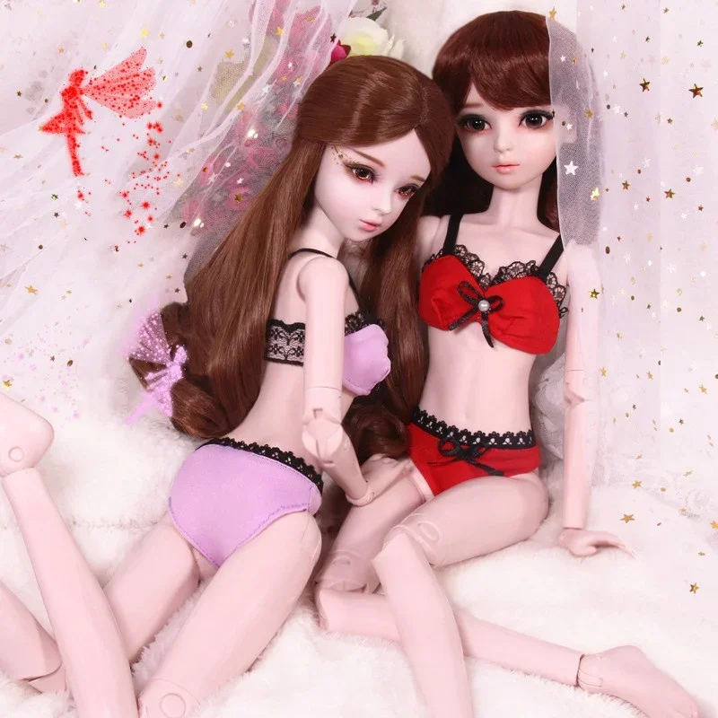 60cm Fashion Doll Clothes Underwear Swimsuit Pajamas Dress Up 1/3 Bjd Doll Accessories Kids Girl Toy Gift (not Include Doll)