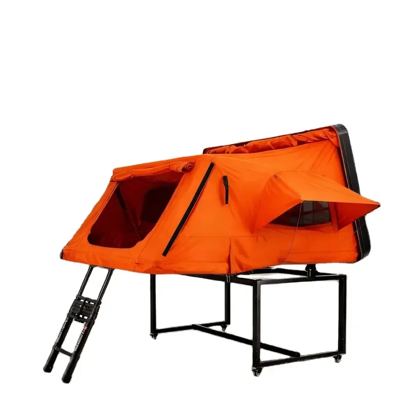 Factory Direct Hard Shell Rooftop Tent 2 Person Hydraulic Auto Pop Up 4 Season Waterproof Roof Top Tent for SUV Jeep 4x4