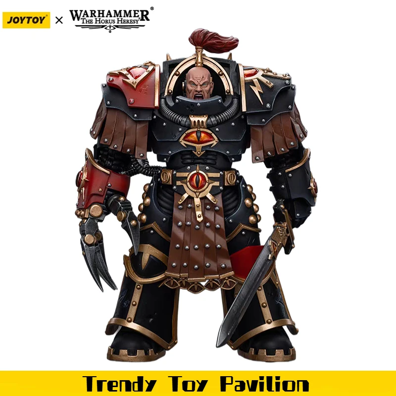 

【JOYTOY】Warhammer 40K Sons of Horus Ezekyle Abaddon First Captain of The XVlth Legion 1/18 Action Figure Collection Toy