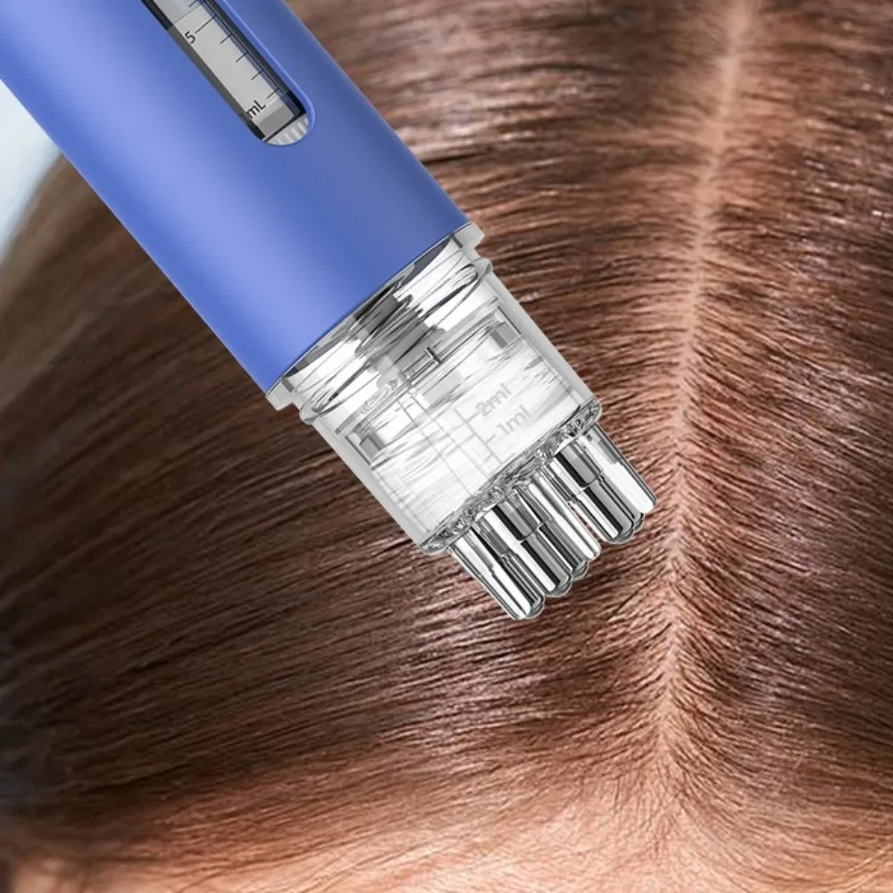 

Rolling Ball Scalp Applicator Comb Accurate Scale Repeatable Professional Liquid Guide Comb 15ML Portable