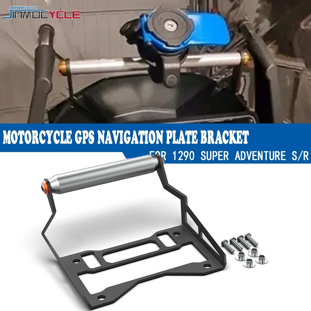 

New Motorcycle GPS Phone Holder USB & Wireless Charger Navigation Bracket Mount Stand For 1290 SUPER ADV ADVENTURE S R 2021-2024