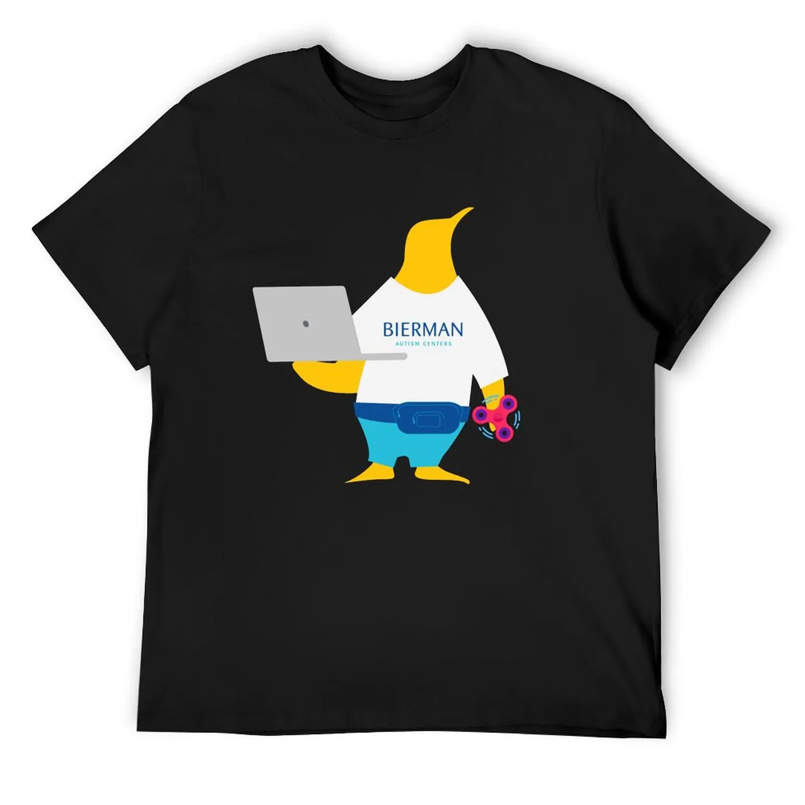 

Behavior Technician Penguin with Laptop T-Shirt plus size tops heavyweights vintage t shirts mens plain t shirts