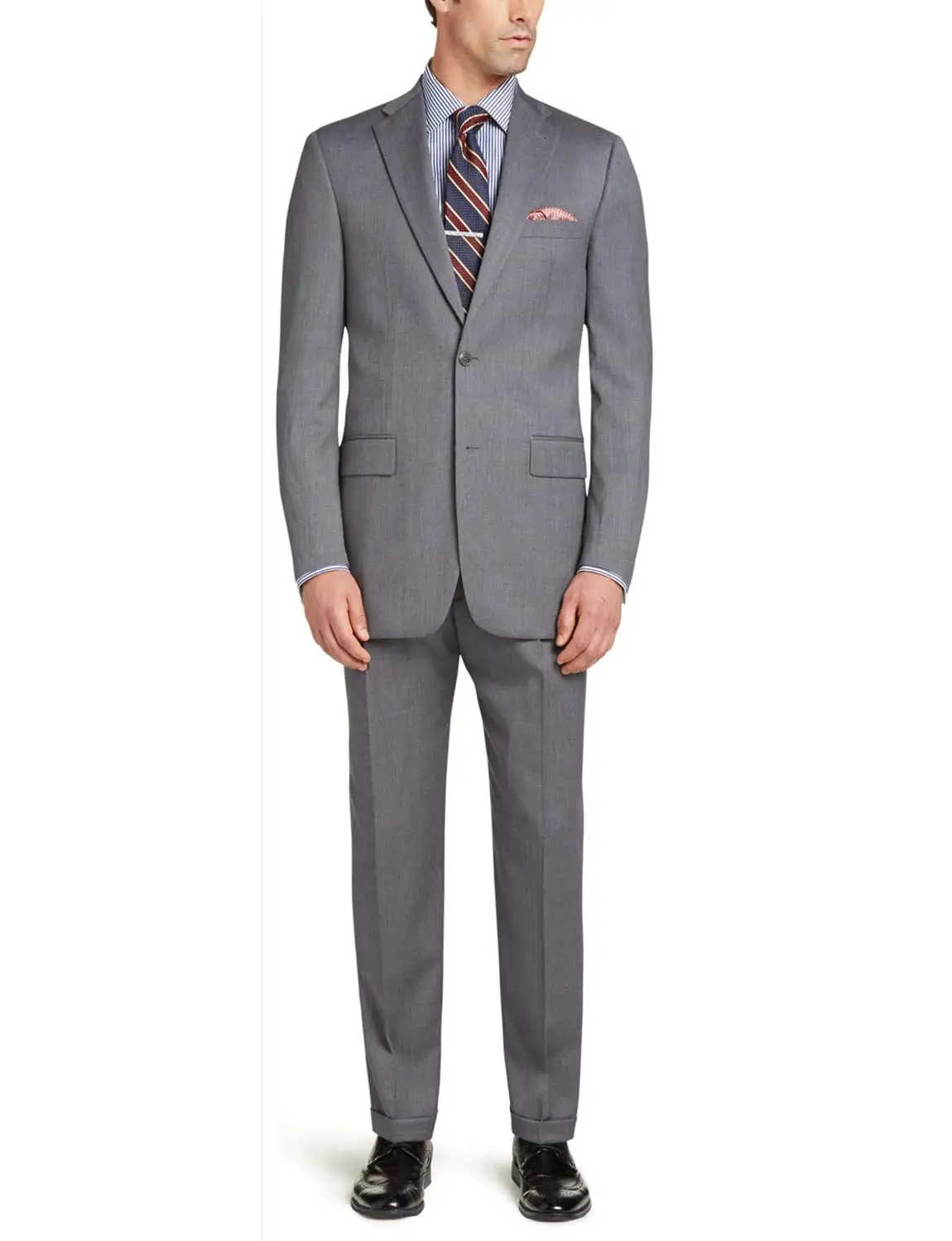 

Men's Two Pieces Suit Two Button Notch Lapel Party Tuxedo