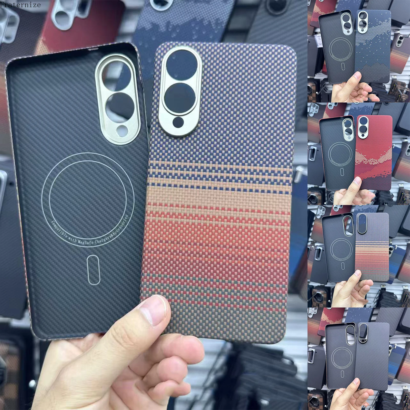 Магнитный чехол из настоящего углеродного волокна для Samsung Galaxy S25 Edge, ультратонкий арамидный защитный чехол для мобильного телефона Magsafe Capa Funda