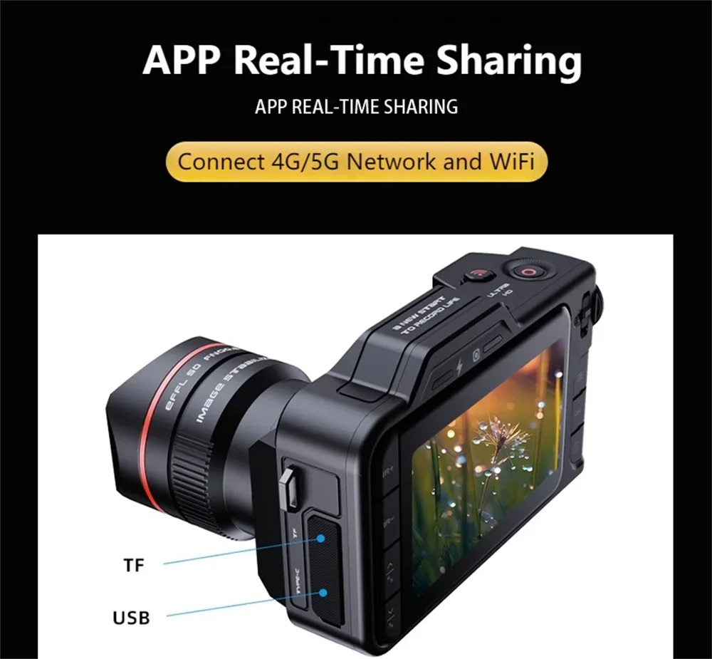 デジタル一眼レフカメラ,単眼望遠鏡,赤外線暗視,5k hd wifi,50xズーム