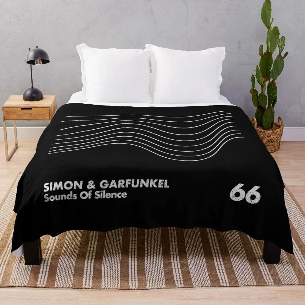 

Simon & Garfunkel _ Sounds Of Silence Throw Blanket Furry Winter beds valentine gift ideas Luxury Thicken Blankets
