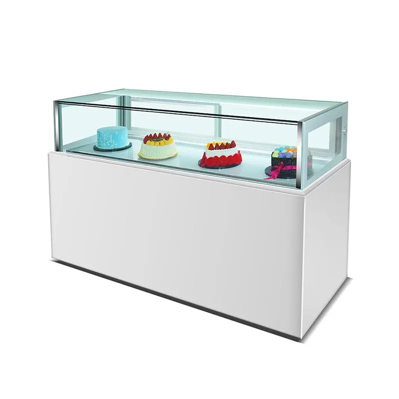 

Single-layer right-angle cake cabinet manufacturers supply a large number of air-cooled borderless vertical dessert refrigerator
