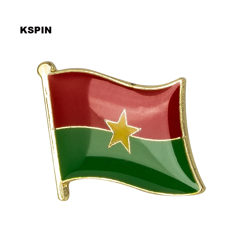 Burkina Faso Flagge Abzeichen Pin Anstecknadel Abzeichen für Rucksack