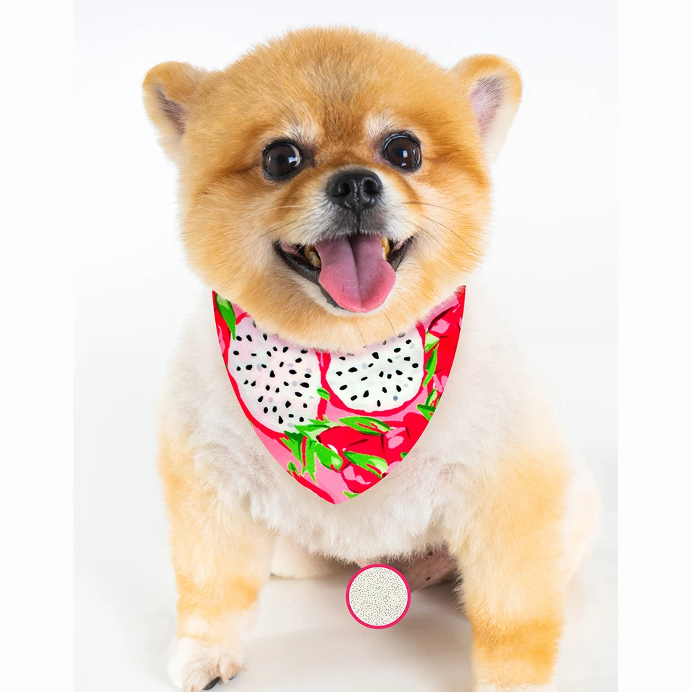 1 Pcs Dog Bandanas Summer Dog Accessories Cotton Pet Dog Bandana Scarf  Small Dogs Cats Bibs Pet Accessories Bandanas For Dogs