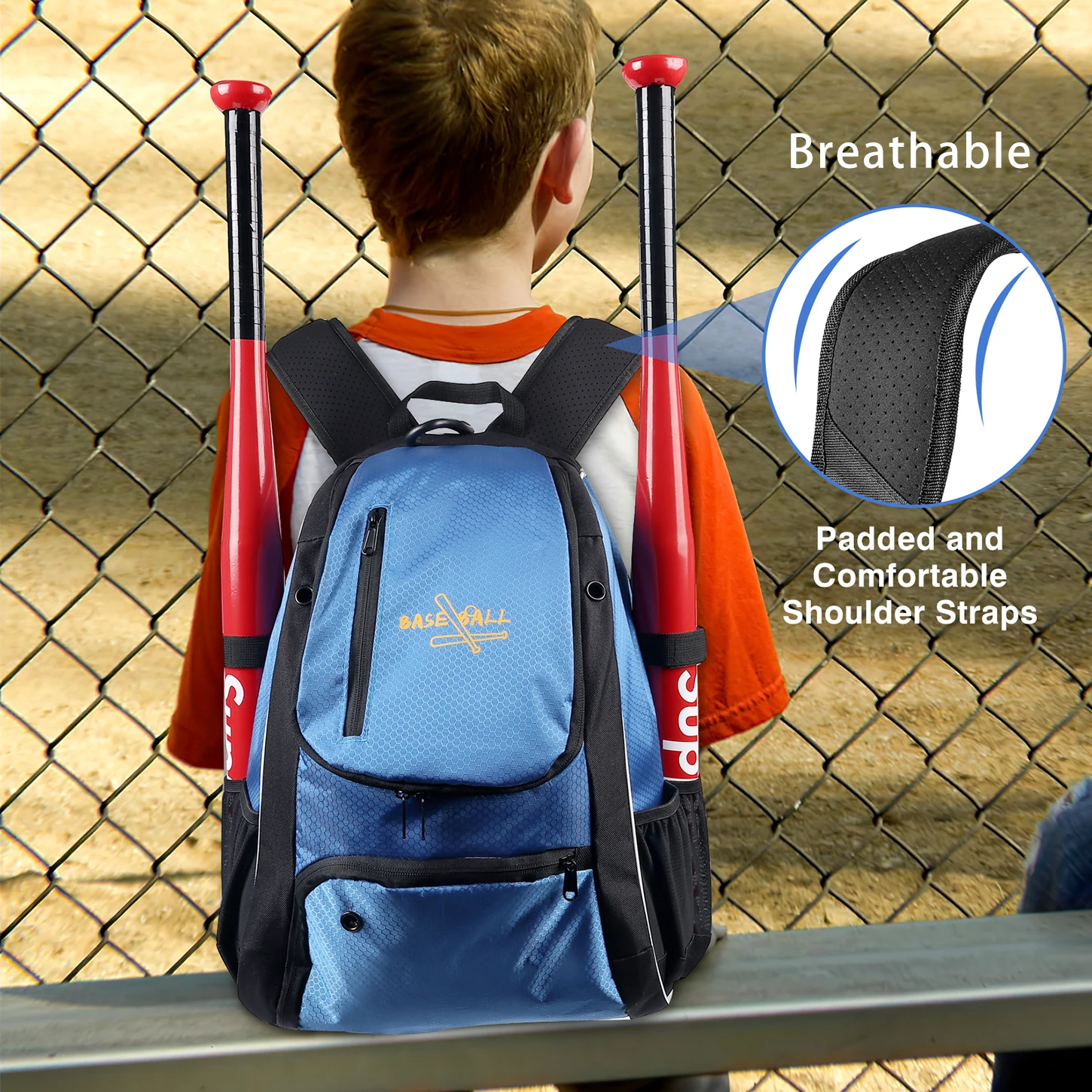 Baseball Backpack Women Utility Baseball Bag for Kids Sports Equipments for Training Baseball Glove Bag Softball Practice Goods