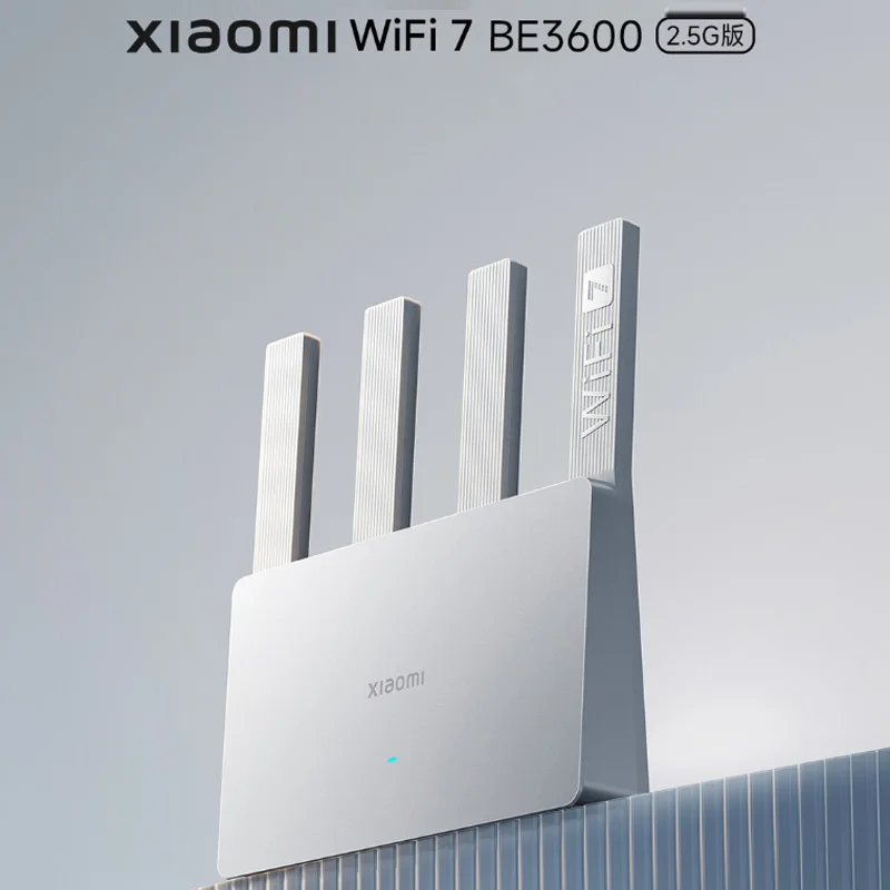 Xiaomi Mi Router BE3600 2.5G Wifi 7 Wiress Router 2.4GHz 5GHz Dual Band Mesh Works with Xiaomi Mi Home App (China Region)