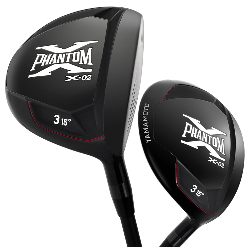 Yamamoto Golf Fairway Wood Club Men's Phantom X-02 high performance black