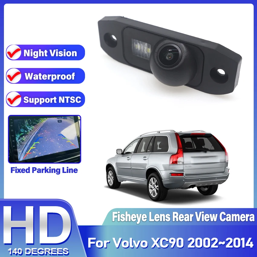 

Автомобильная резервная камера заднего вида для Volvo XC90 2002 ~ 2013 2014 CCD Full HD ночного видения Автомобильная камера заднего вида высокого качества RCA
