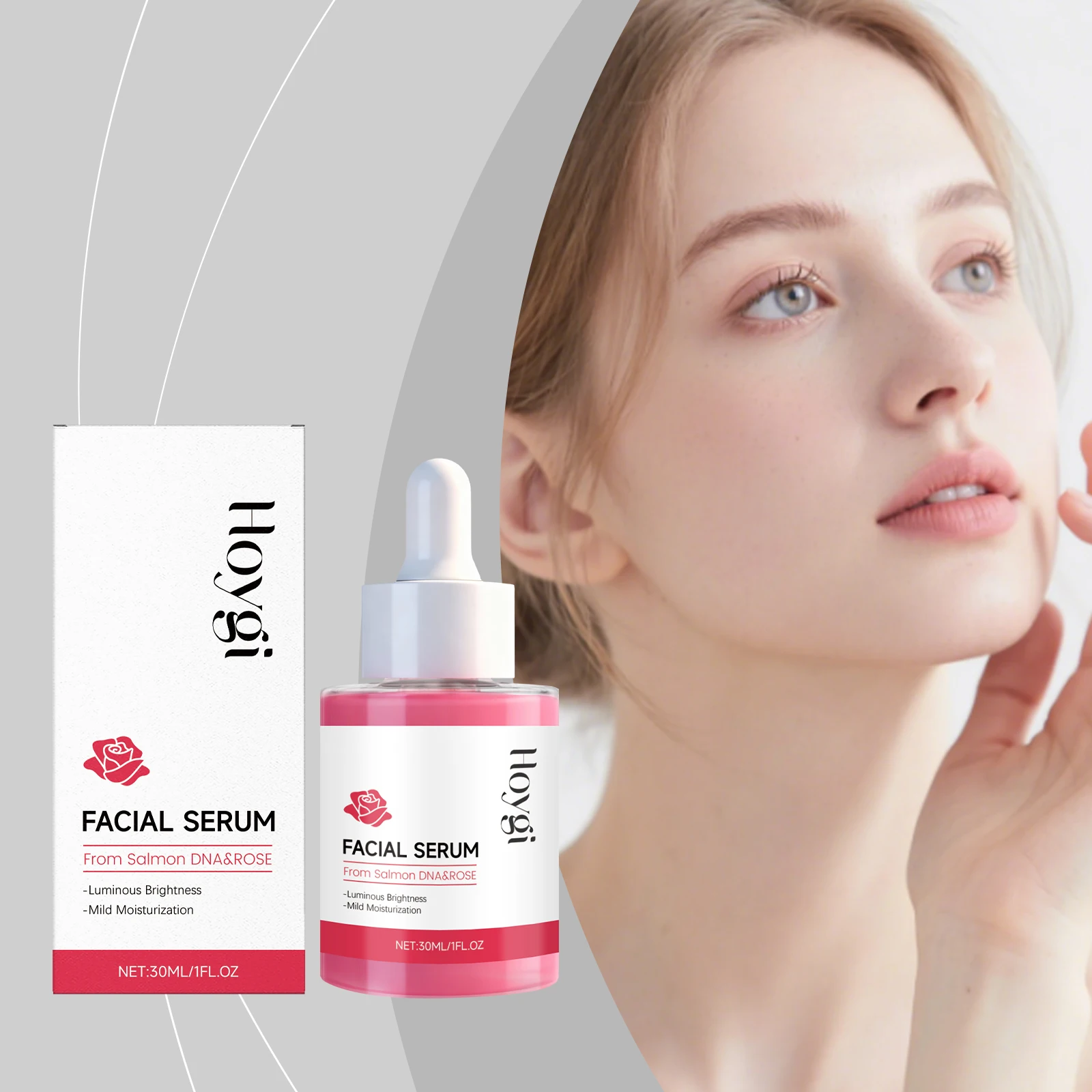 

Skin Moisturizing Brightening Serum Hydrating Facial Essence for Plump Delicate Complexion and Soft Smooth Skin Care