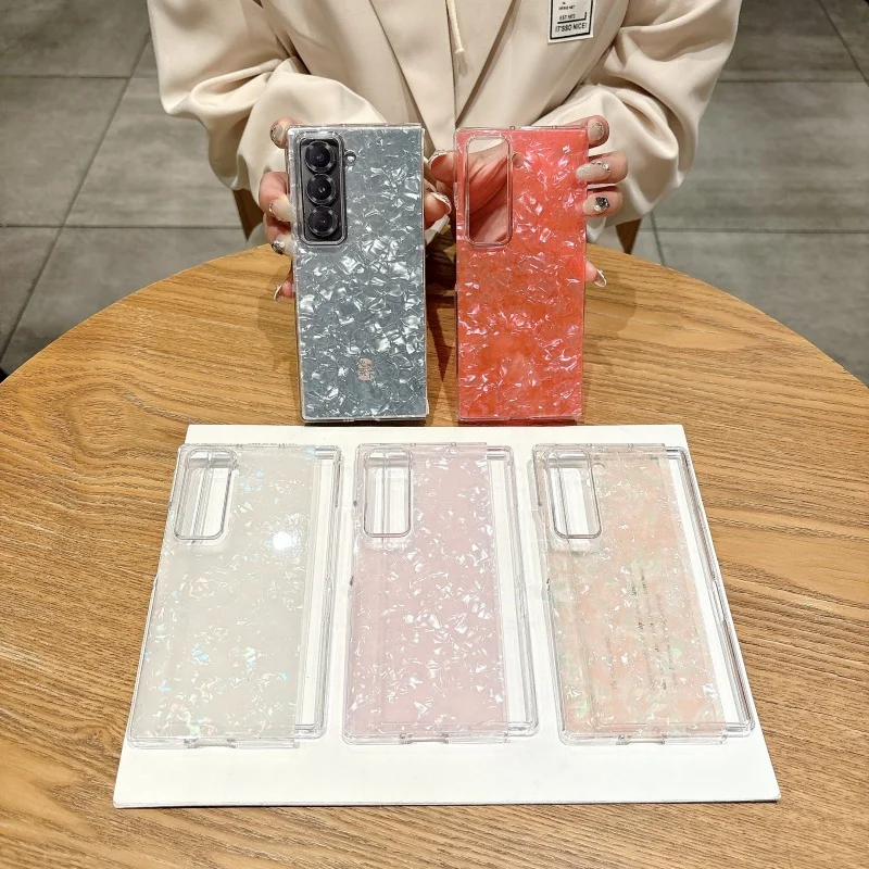 

Phone Case for SAMSUNG FOLDSE SAMSUNG W25 Shell Pattern SAMSUNG FOLDSE SAMSUNG W25