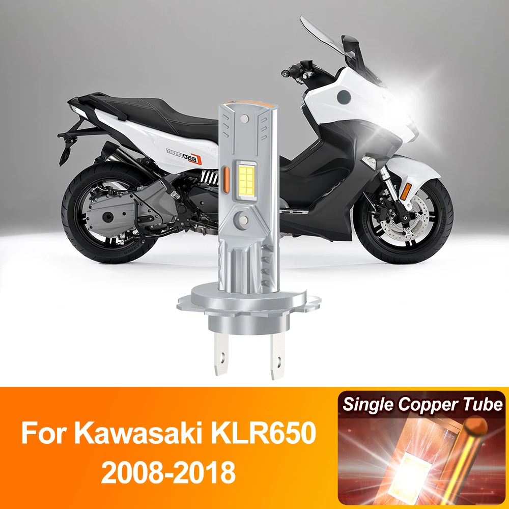 

1PS Motorcycle Led Headlight Bulb 10000LM Moto Lamp 12V Moto Accessories For Kawasaki KLR650 2008-2013 2014 2015 2016 2017 2018