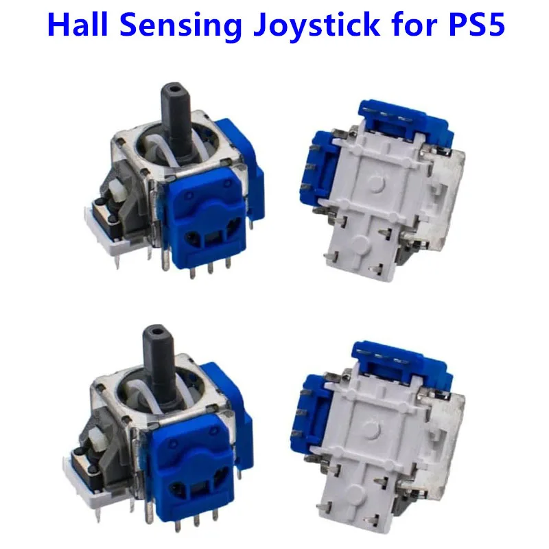 

4pcs Hall Sensor Effect Joystick for PS5 Playstation 5 Controllers Left/Right 3D Analog Thumb Stick High Sense Potentiometer