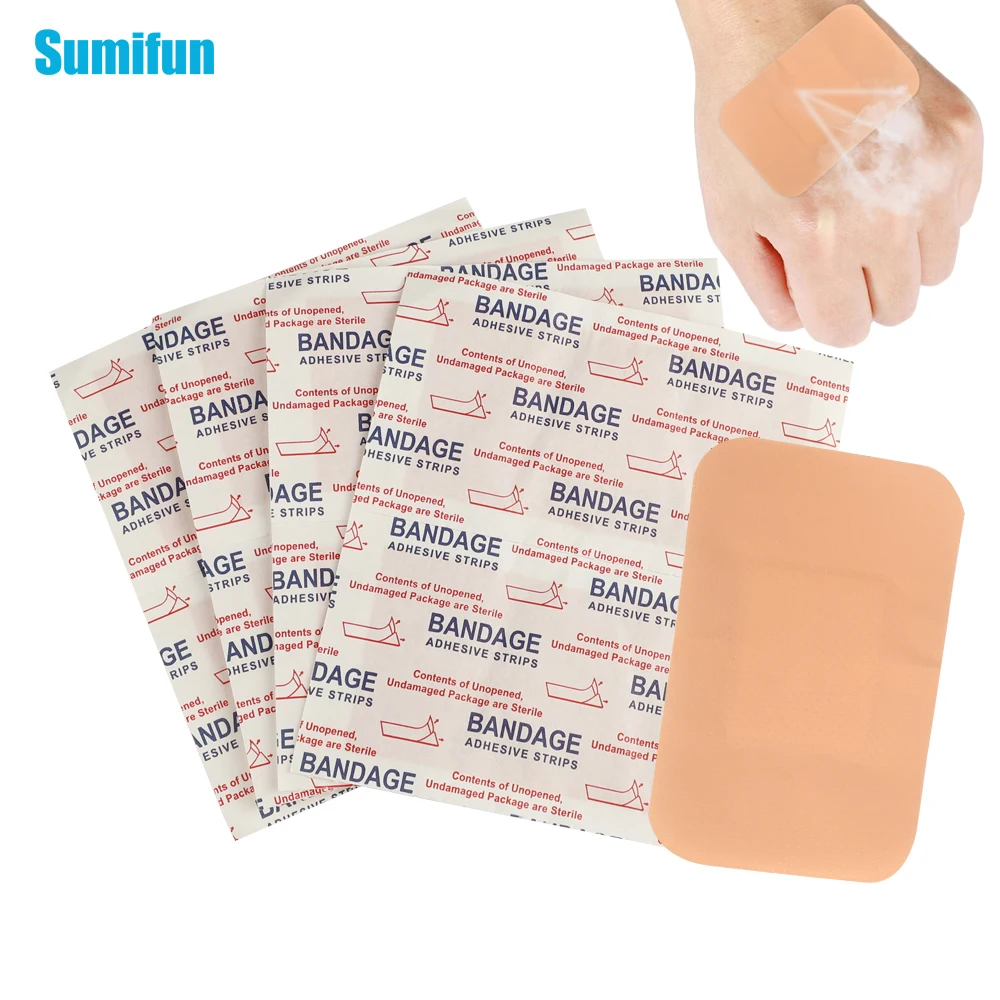 50/100/200Pcs Band-Aid Bandage Breathable Waterproof Soft First Aid Skin Wound Dressing Stop Bleeding Medical Gauze Care Plaster