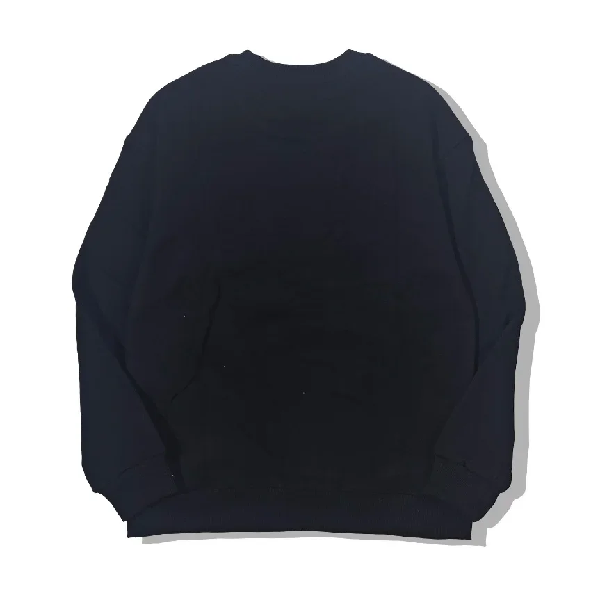 Men's Sweatshirt Round neck long sleeved Pullover Letter embroidery New 600g-450gHeavy Weight men clothing streetwear top