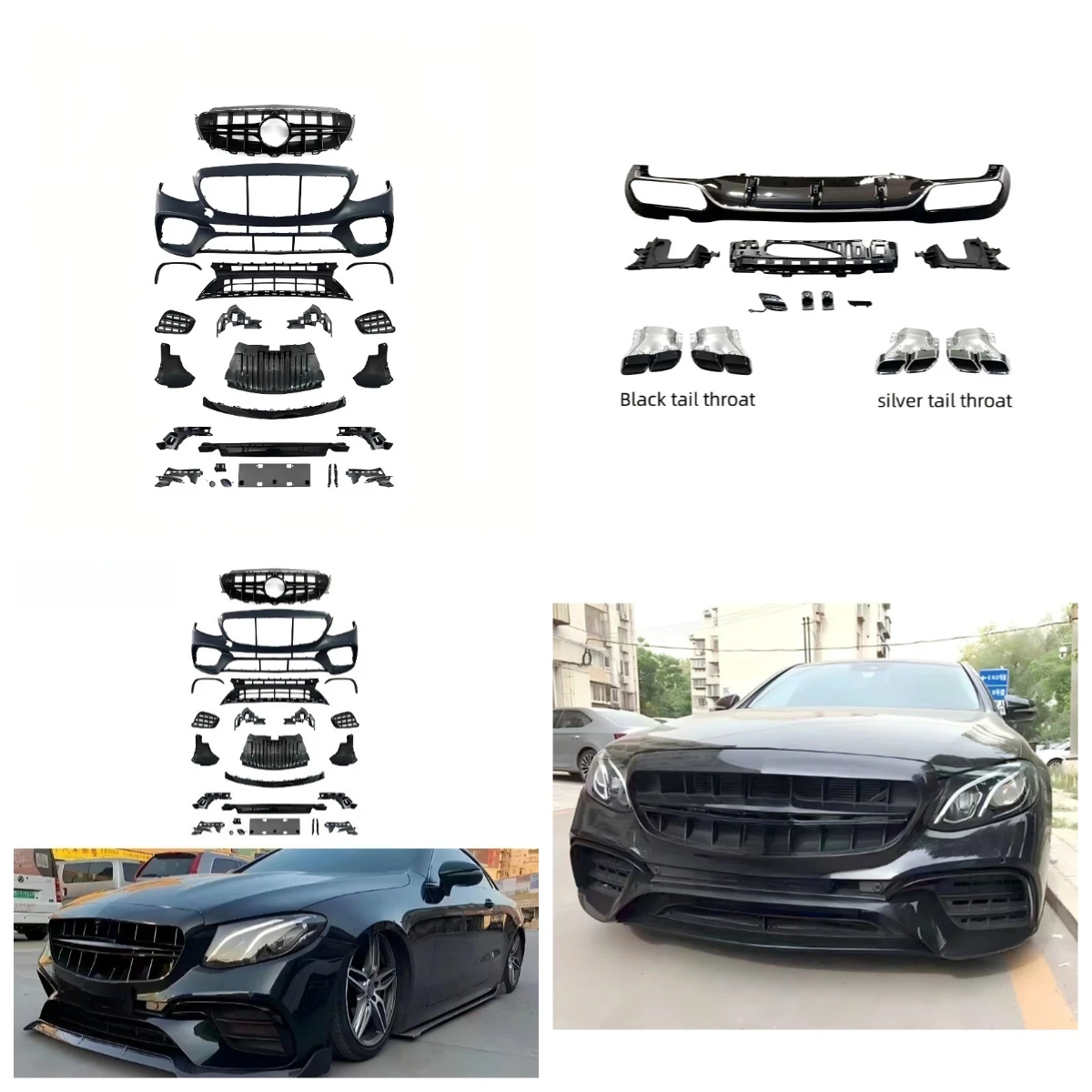 

Горячая распродажа: Комплект для рестайлинга Mercedes-Benz E-класса W213 (2016-2020) в E63S 2021 — передний и задний бамперы, фары, задние фонари.