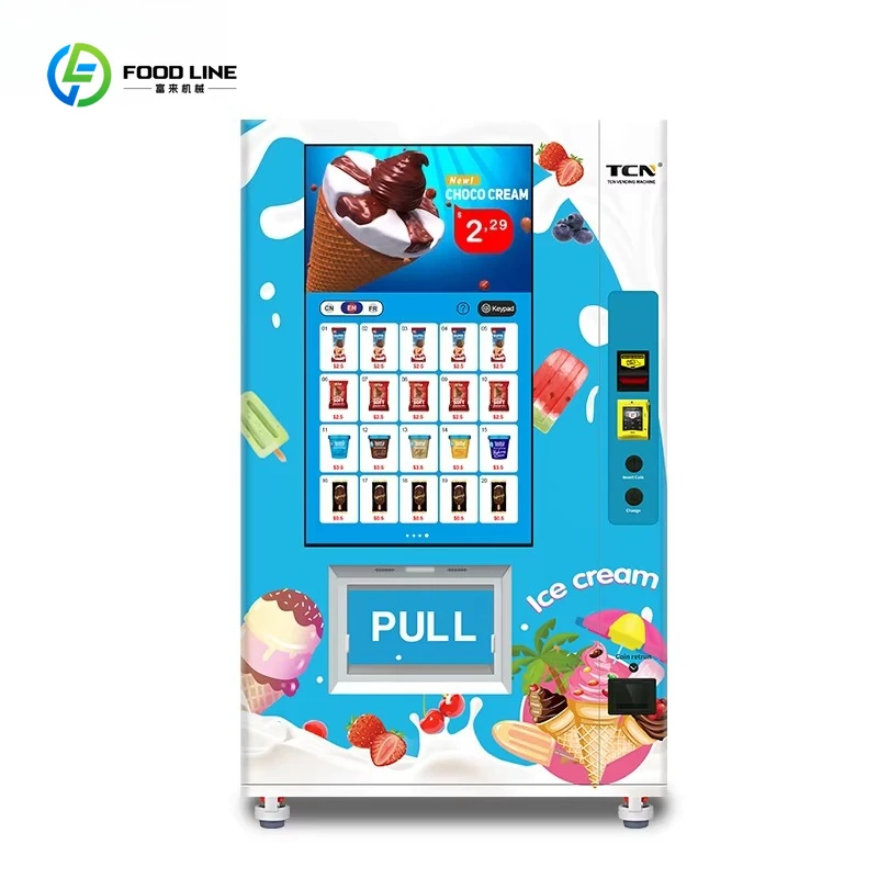 Distributore automatico di gelati estivi per distributori automatici di alimenti congelati con gelato