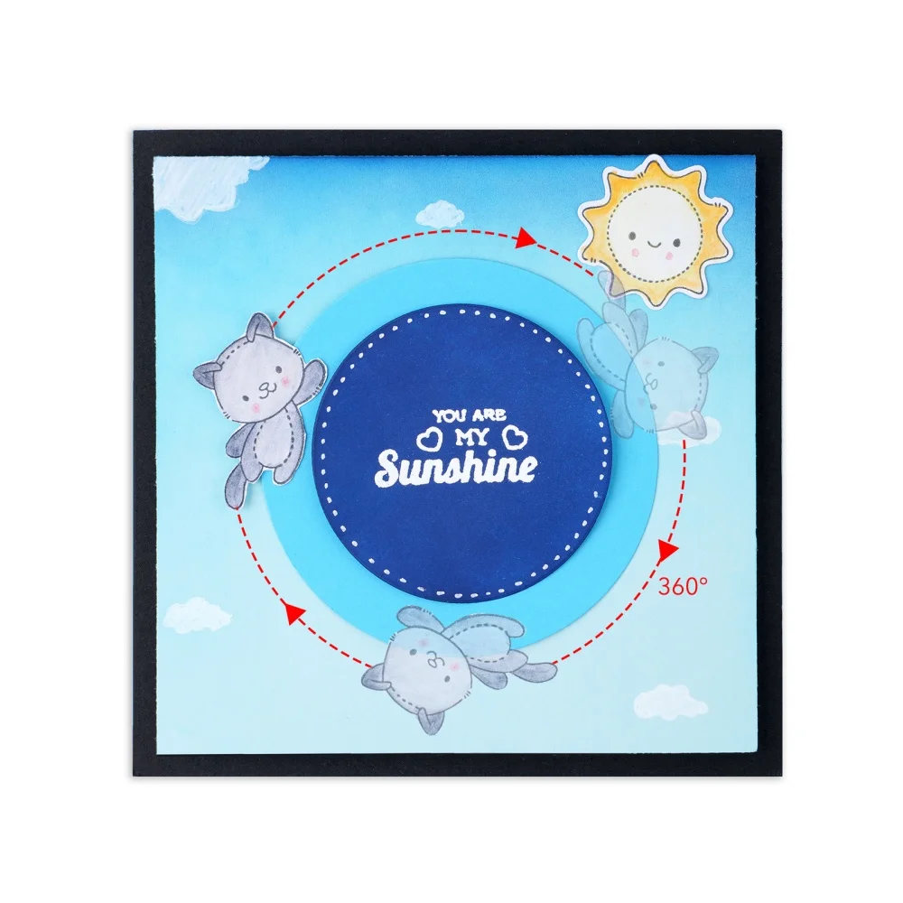 Paketangebote Snap'n Slide/Mini Action Wobbles/Gliders für Slider-Karten Rotierende Gleitelemente Einfache Interaktive Elemente DIY-Werkzeug 2026 – Detail 5