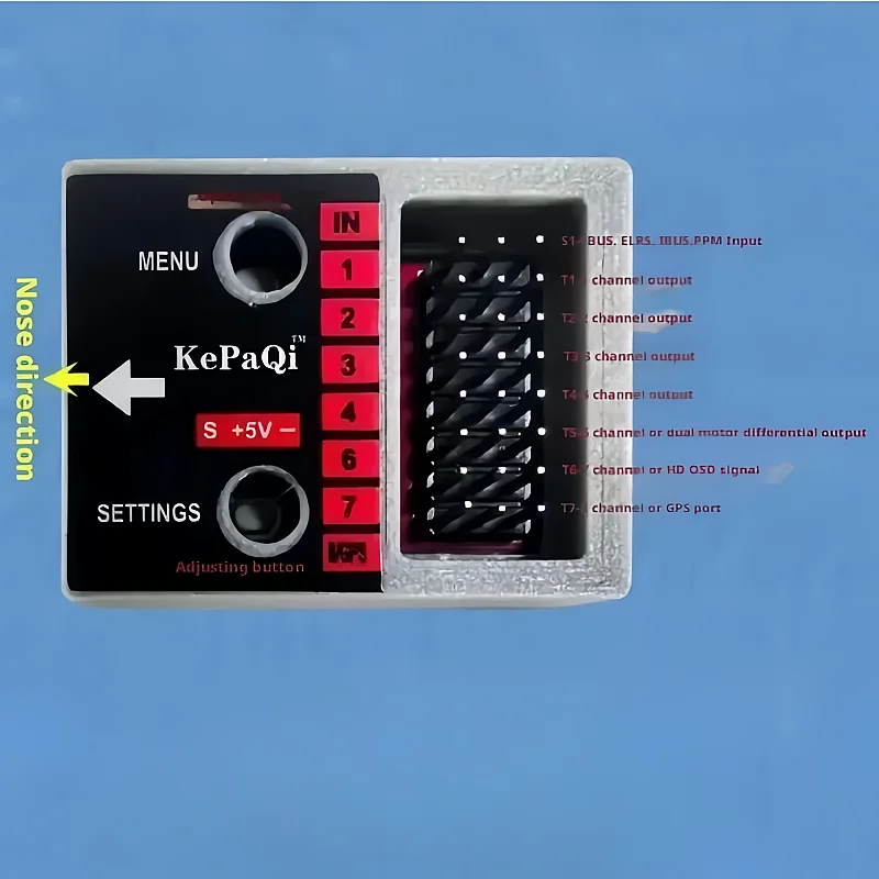 KPQ Flight Control Fixed-Wing Model Airplane Delta Wing SU27 Self-Stabilizing Gyroscope Drone Flying Wing Flight Control