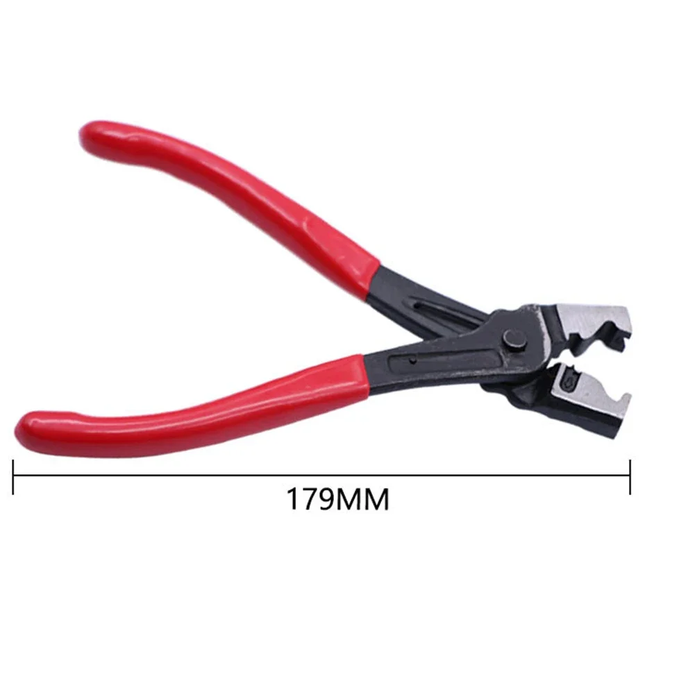 Professional Clamp Plier Clic-R Type Collar Hose Clamp Hand-held Oil Pipe Flat Band Ring Pliers Car Disassembly Tool