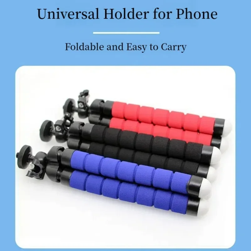 Tripods Tripod For Phone Mobile Camera Holder Clip Smartphone Monopod Tripe Stand Octopus Mini Tripod Stativ For Phone Camera