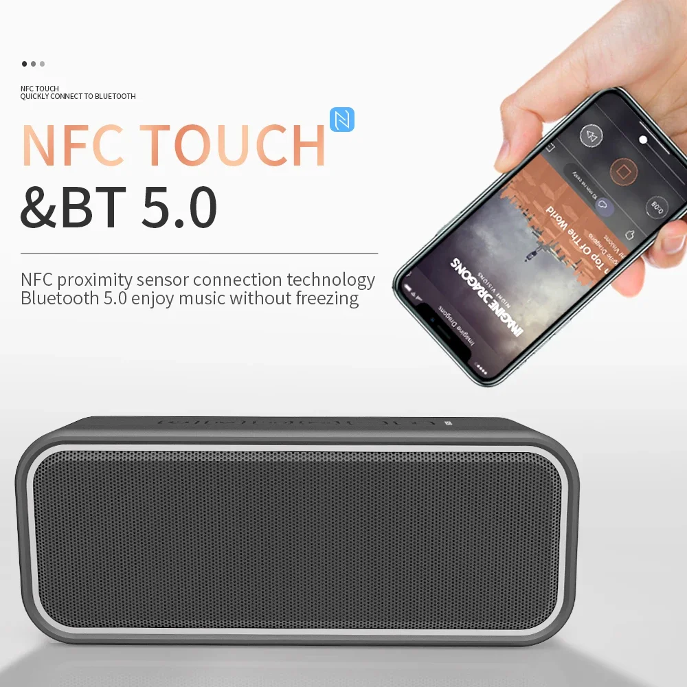 Nuevos altavoces inalámbricos Cyboris Blue T8 Pro altavoz portátil HiFi de graves extendidos Mini Subwoofer fiesta en casa música Boomb