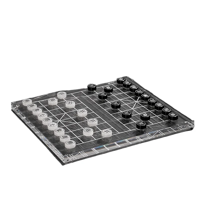 Kreative schwarz-weiße Schachfiguren im nationalen Stil, chinesische Schachornamente, Büro-Teestube für das Wohnzimmer