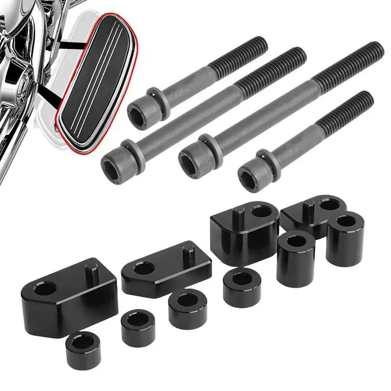 

Motorcycle Floorboard Extension Kit 1 '' 1.5 '' driver's floor extension rod floor pad extension kit for Touring Motorbikes
