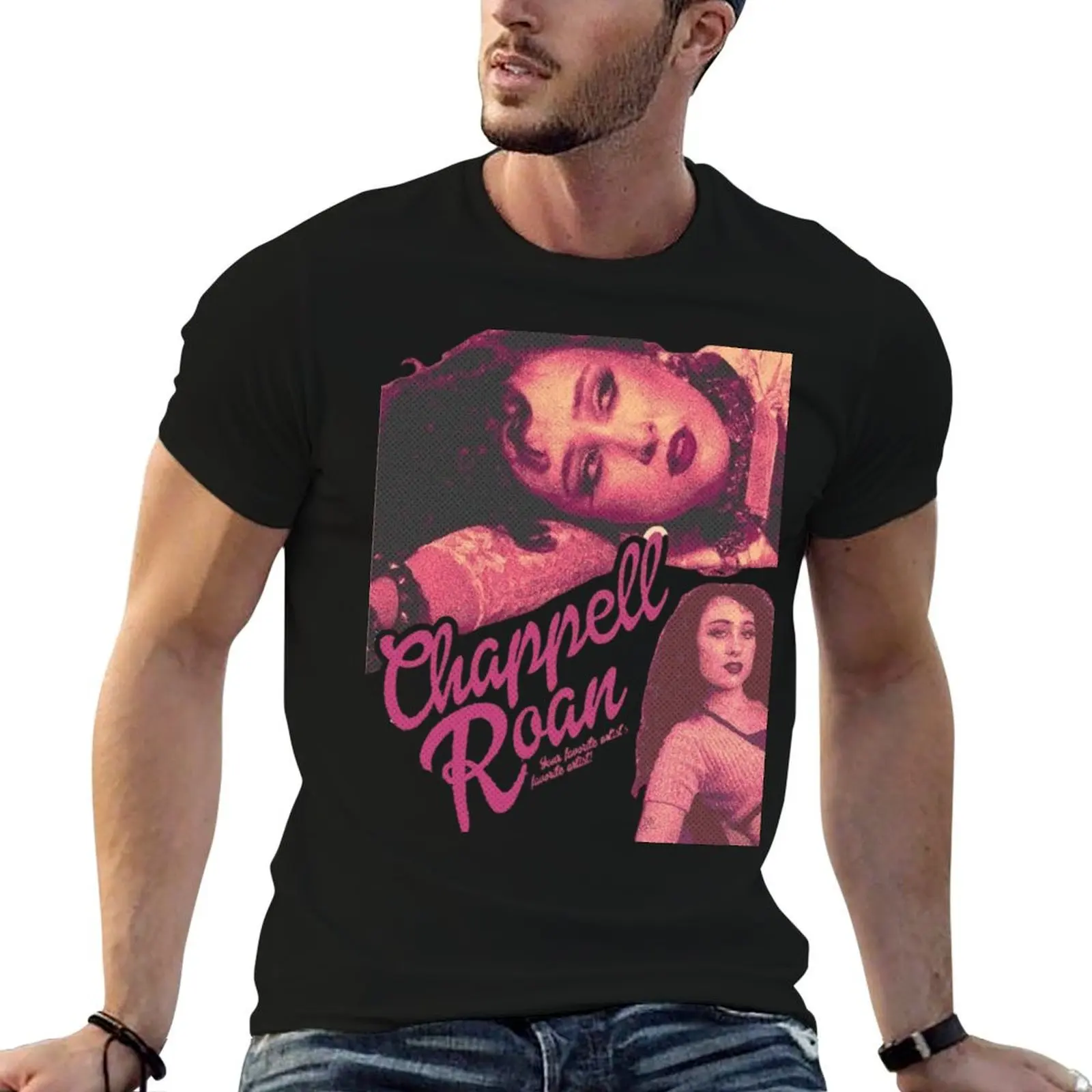 

CHAPPEL ROAN T-Shirt t shirts for man cotton soft black cotton t-shirt plain for man package t shirts cotton 100% T-Shirt